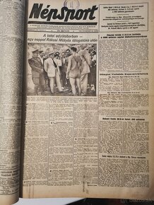 Športové noviny z roku 1952 - 2