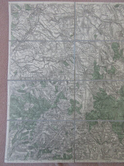 Mapa Nové Mesto n/Váhom, Myjava, Stará Turá, 1931 - 2