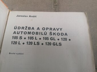 Predám kniha údržba a opravy Škoda 105, 120 - 2