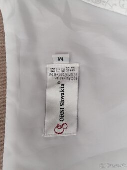 Elegantná svadobná vesta ORSI Slovakia – veľkosť M - 2
