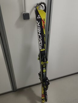predám lyže Fischer 140cm s viazanim - 2