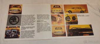 ŠKODA 110LS rozkládací prospekt Š110 LS - 2