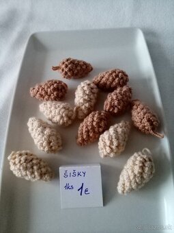 Háčkované vianočné ozdoby - 2