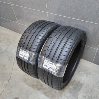 Letné pneumatiky 215/40 R17 BRIDGESTONE - 2