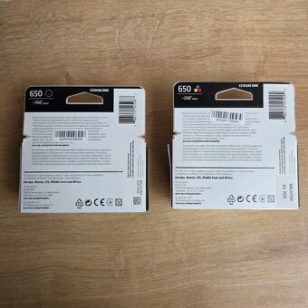 NOVE: Originalna atramentova napln HP650 - 2