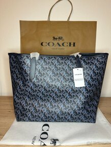 Nová dámska kabelka Coach Monogram City Blue - 2