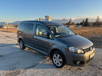 Volkswagen caddy maxi-7miestna 2013 - 2