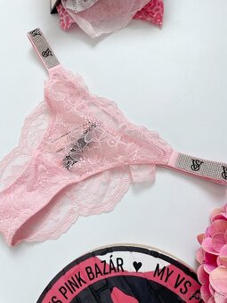 Victoria’s Secret shine strap brazilky nohavičky M - 2