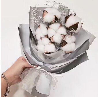 Umelý kvet bavlnovníka balík 10ks - 2