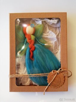 Víly anjelky vyrobené z plste - 2