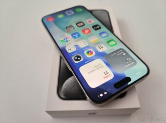 apple iphone 15 PRO MAX 256gb White Titanium / Batéria 100% - 2