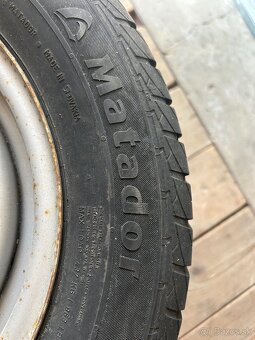Predám plechové disky s pneu Matador - 2
