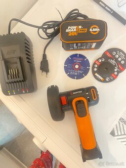 AKU Flexa/Uhlova bruska WORK + bateria/nabijacka - 2