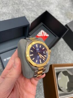 LUXUSNE HODINKY TAG HEUER AQUARACER CALIBRE 5 18kZLATY BEZEL - 2