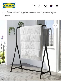 Predám 6 ks - stojan na oblečenie IKEA - 2