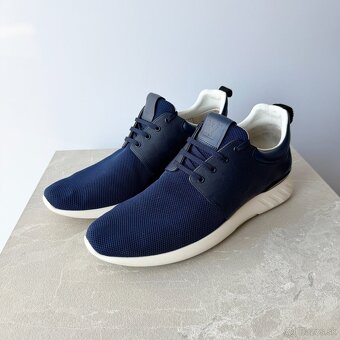 Originál LOUIS VUITTON pánske modré navy tenisky topánky - 2