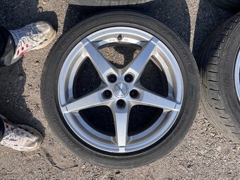 Borbet 5x100 R16 7J ET38 + 215/45R16 letné pneu - 2