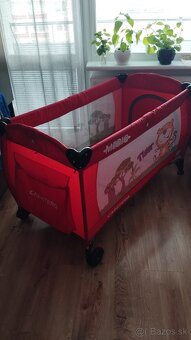 Detská skladacia, cestovná postielka zn. CARETERO Medio - 2