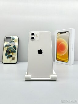 iPhone 12 WHITE 128GB TOP STAV NOVÁ BATÉRIA - 2