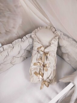 Mantiel do postielky 180cm velvet - 2