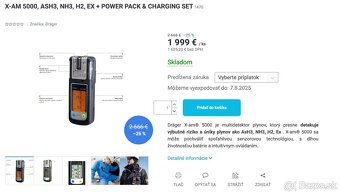 Multidetektor Dräger X-am 5000 Amoniak - 2