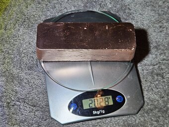 Medená tehla, tehlička, investičná meď, 99,9 - 2