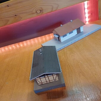 modelova zeleznica HO Sklad - 2