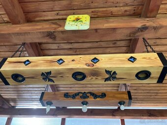 Lustre drevený hranol - 2