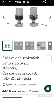Predám starožitnú nástennú lampu - 2