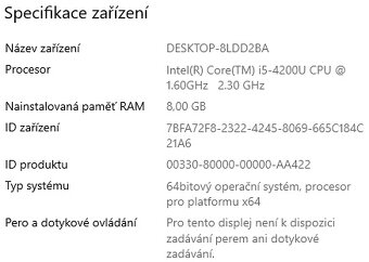 ▼DELL Latitude E5540 - 15,6" / i5-4200U / 8GB / ZÁR▼ - 2