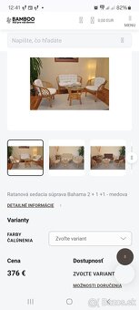 Ratanové sedenie - 2