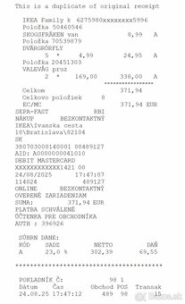 Matrac VALEVÅG, tvrdý/svetlomodrá, 90x200 cm - 2