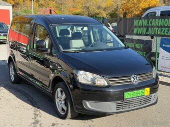 ► VW CADDY MAXI 1,6 TDI - 75 kW, 7 MÍST, PARK. SENZORY ◄ - 2