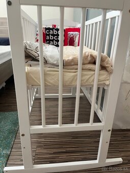 Detska postielka 3v1 s matracom, 90x40cm - 2