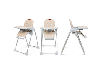 Detská jedálenská stolička BENO beige - 2