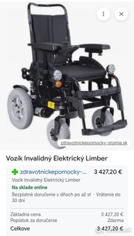 Elektrický invalidný vozík - 2