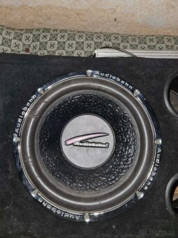 Predám autoaudio – subwoofery, zosilňovače + kapacitor - 2