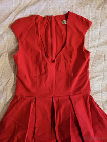 NOVÉ Červené kokteilové šaty TEMPEST veľkosť S - 2