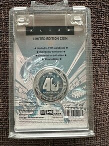 Predám mincu Alien limited edition - 2