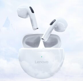 Bluetooth slúchadlá s mikrofónom Lenovo biele HALMCorp - 2