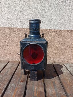 Stara železničiarska lampa - 2