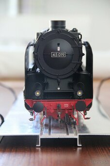 KM1 Gauge 1 BR 45 019 DB Ep. IIIa strieborné kotlové krúžky - 2