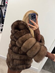 Pravy kožuch 4v1 z pravej líšky - 2