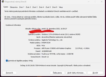 Herný PC Ryzen 5 5600G/ RX6600XT - 2