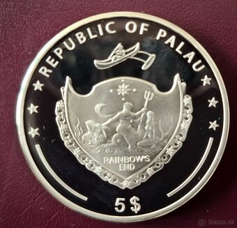 Saltwater crocodile 5 dolárová minca. - 2