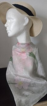 Ručne maľované hodvábne šatky - 2