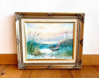 Starý obraz olejomalba - 2