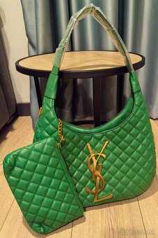 Dámska kabelka YSL zelená - 2