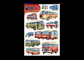 kultovní autobusy DeAgostiny 85 ks, tatra, škoda, karosa, - 2