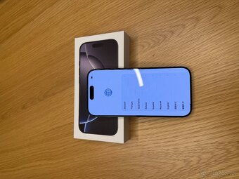 iPhone 16 Pro 256GB čierny titán - záruka do 17.10.2026 - 2